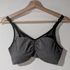 True & Co. | Padded Sports Bra In Grey